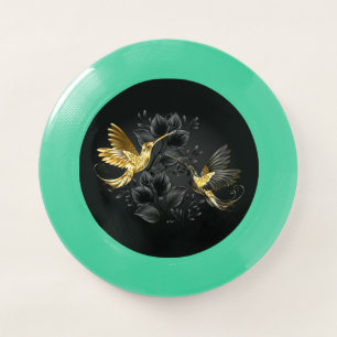 Black and Gold Hummingbird Wham-O Frisbee