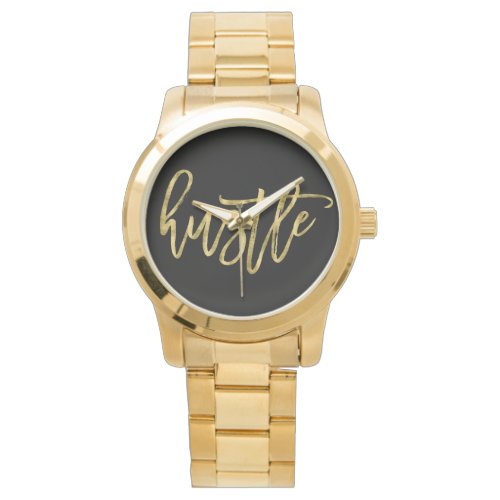 Black And Gold Hustle Bracelet Watch