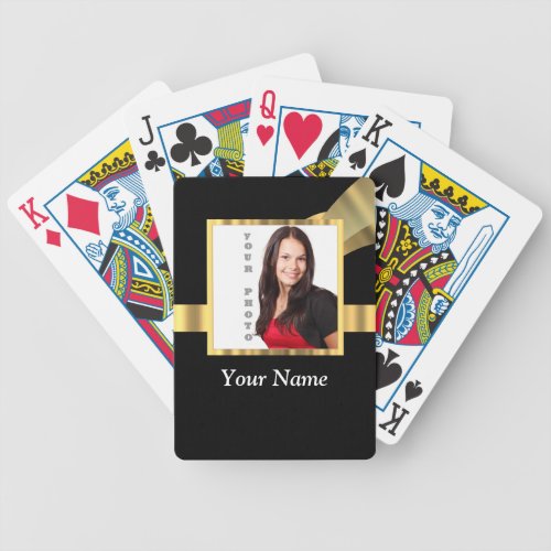 Black and gold instagram template bicycle playing cards Black and gold instagram template bicycle playing cards