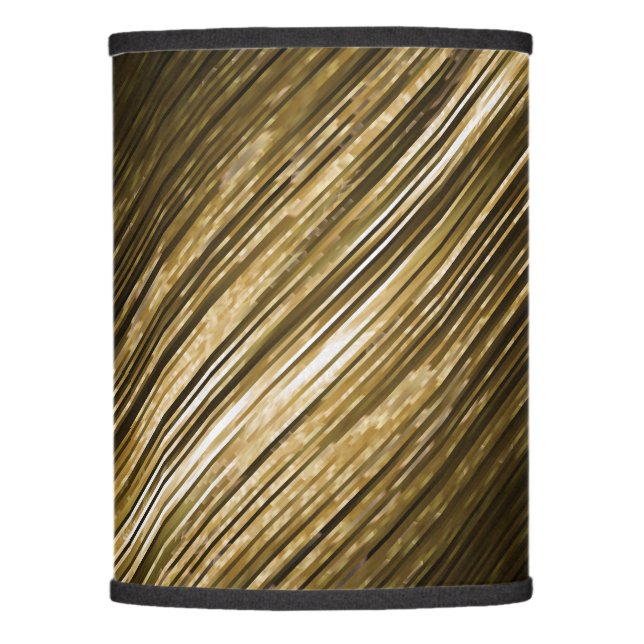 black and gold lamp shade (Front)