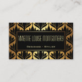 Art Deco Business Cards | Zazzle
