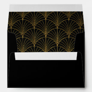 Black and Gold Luxury Envelope