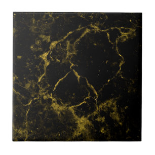 Black and Gold Marble   Custom Ceramic Tile
