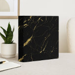 Black and Gold Marble Designer 3 Ring Binder<br><div class="desc">Organize client contracts, marketing collateral, lessons plans, and more with this chic black and gold marble 3-ring binder. A black and faux gold marble pattern feels luxurious and rich on this stylish binder. See also: Black and Gold Marble Designer Personalized 3-Ring Binder by 1201AM. Art and design © 1201AM CREATIVE...</div>