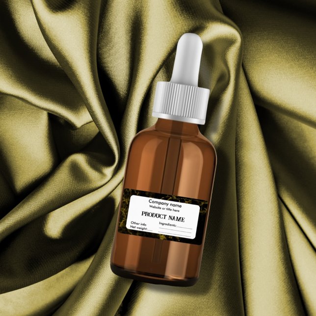 Black and gold marble label (Creator Uploaded)