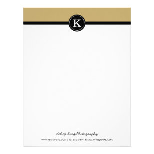 monogram letterhead zazzle monogrammed letterhead