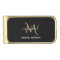 Black and Gold Monogram Elegant Luxury 