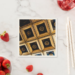 Black and Gold Napkins