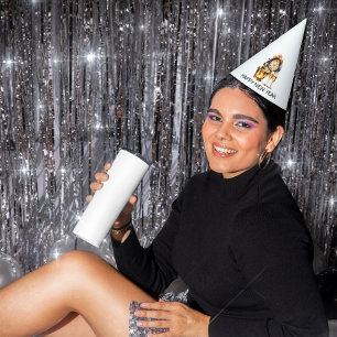 Black and Gold New Year’s Eve Party Hat