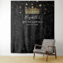 Black and Gold Party Photo Backdrop Tapestries