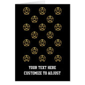 Black and gold pentagram (Front)