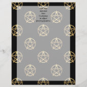 Black and gold pentagram (Front)
