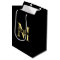 Black and Gold Personalized Monogram and Name