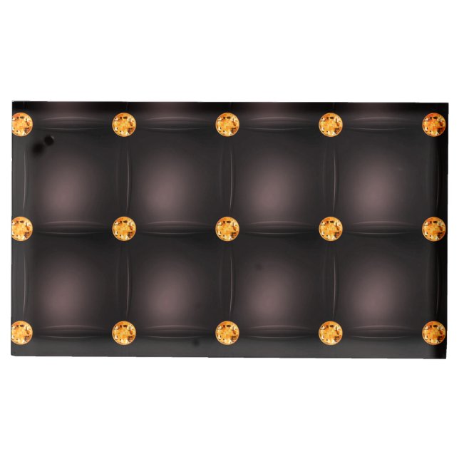 Black and Gold Place Card Holder (Front)