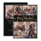 Black and Gold Snowflake 5 Photo Collage Christmas