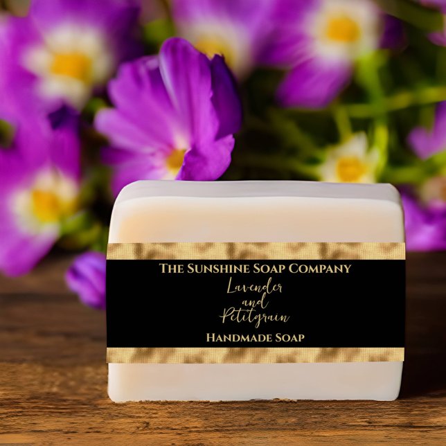 Black and Gold Soap Belly Band (Creator Uploaded)