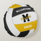 black and gold sports team colors volleyball