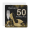 Black and Gold Stepping Into 50 Birthday Party