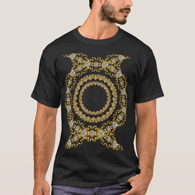Black and Gold T-Shirt (Front)