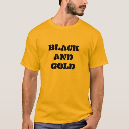 Black And Gold Tee   7