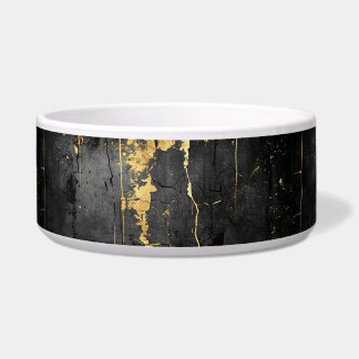 Black and gold vintage bowl