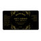 Black And Gold Vintage Serum Labels