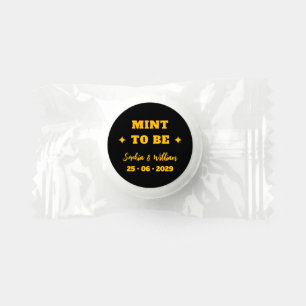 Black and Gold Wedding Life Saver® Mints