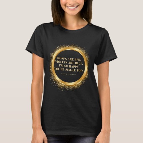 Black and gold women t_shirts 