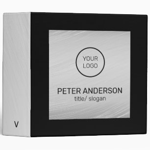 Black And Gray 3 Ring Binder