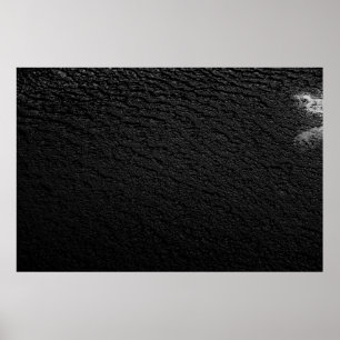 Black and gray area rug poster