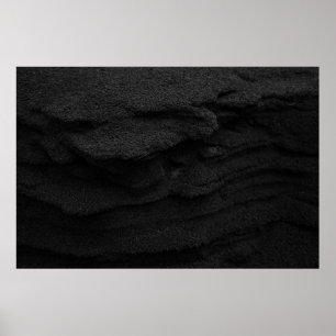 Black and gray area rug poster