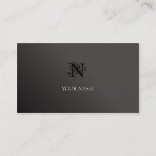 Black and Gray Business Card