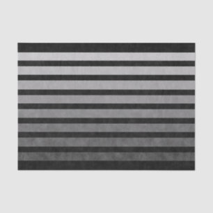 Black And Gray Camouflage Textured Line Stripes Tissue Paper