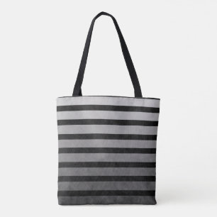 Black And Gray Camouflage Textured Line Stripes Tote Bag