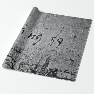 Black and gray concrete surface wrapping paper