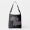 Black and Gray Dachshund Tote Bag