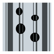 Black and gray dots and lines