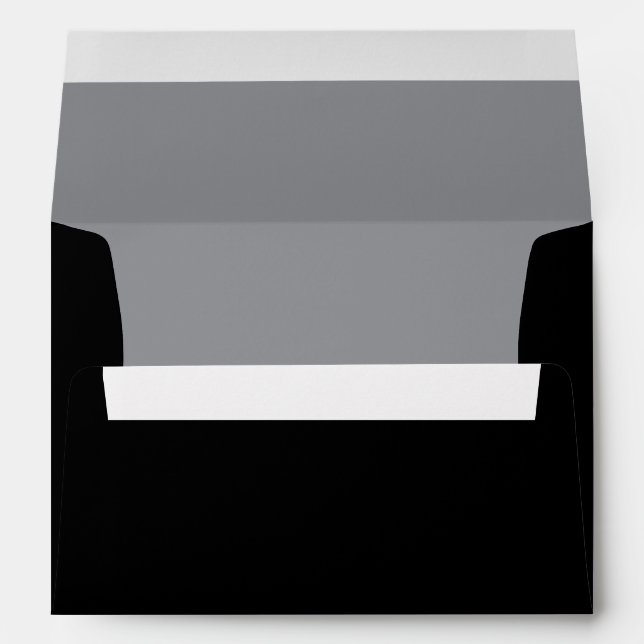 Black and gray envelope (Back (Bottom))