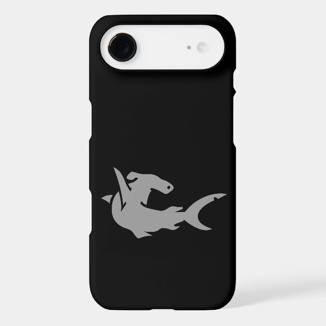 Black and Gray Hammerhead Shark iPhone 5 Case (Back)