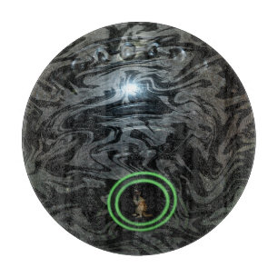 Black And Gray Lawn Bowl, Glass Chopping Board