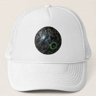 Black And Gray Lawn Bowl, Truckers Hat