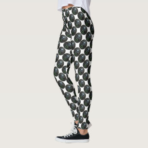 Black And Gray Lawn Bowls, Leggings