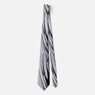 Black and Gray Modern Splash Tie