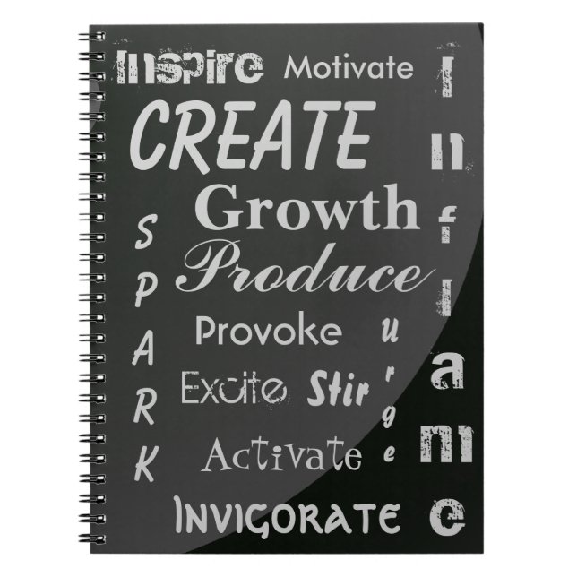 Black and Gray Notebook (Front)