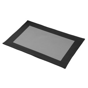 Black and Gray Placemat