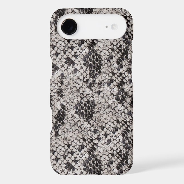Black and Gray Snake Skin Case-Mate iPhone Case (Back)