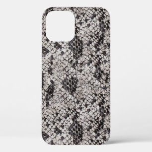 Black and Gray Snake Skin Design Case-Mate iPhone 12 Case