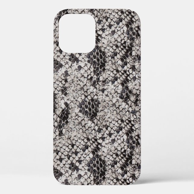 Black and Gray Snake Skin Design Case-Mate iPhone  Case-Mate iPhone Case (Back)