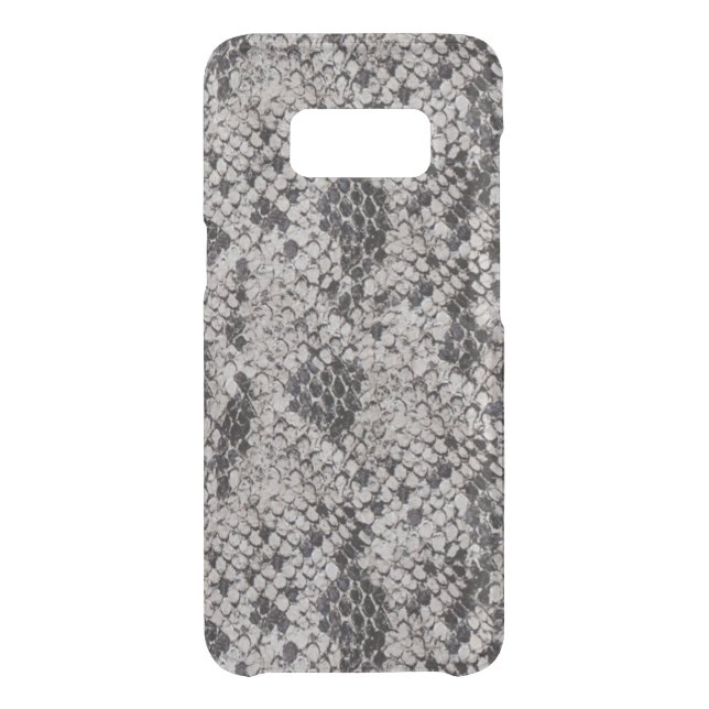 Black and Gray Snake Skin Uncommon Samsung Galaxy Case (Back)