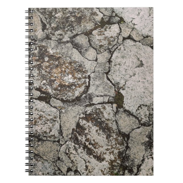 Black and gray stone fragment notebook (Front)